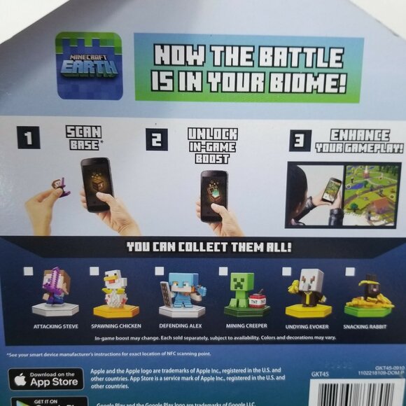 Minecraft Earth Carry Along Potion Case With Figure Set Mojang NEW - Picture 6 of 6